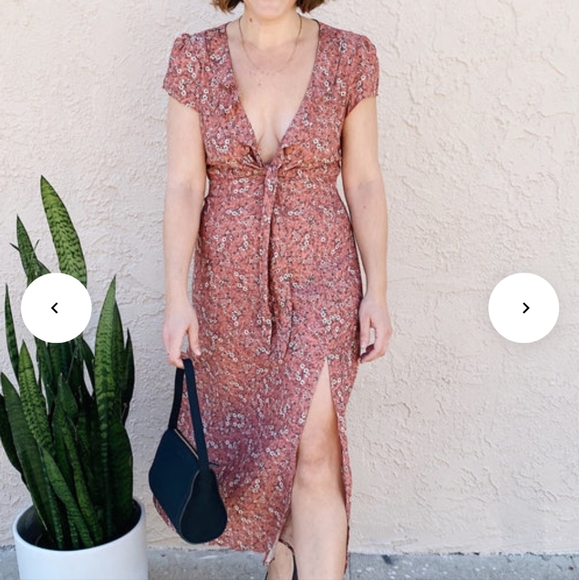 Whimsy + Row Dresses & Skirts - NWT whimsy + row bree dress in rhubarb floral
